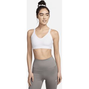 Nike Indy Medium Support padded verstelbare sport-bh - Paars