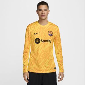 FC Barcelona 2024/25 Stadium Goalkeeper Nike replicavoetbalshirt met lange mouwen voor heren - Geel