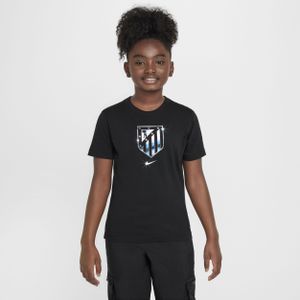 Atlético de Madrid Nike Voetbalshirt voor kids - Zwart