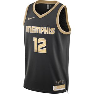 Ja Morant Memphis Grizzlies 2024 Select Series Nike Dri-FIT Swingman NBA-jersey voor heren - Zwart