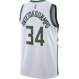 Milwaukee Bucks Association Edition 2022/23 Nike Dri-FIT Swingman NBA-jersey voor heren - Wit