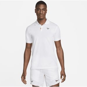 The Nike Polo Rafa Polo met aansluitende pasvorm voor heren - Wit