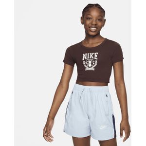 Nike Sportswear T-shirt met graphic voor meisjes - Groen