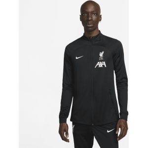 Liverpool FC Strike Nike Dri-FIT knit voetbaltrainingsjack voor heren - Grijs