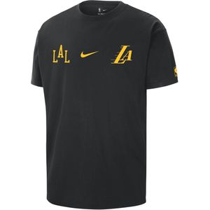 Los Angeles Lakers 2023/24 City Edition Nike Courtside Max90 NBA-herenshirt - Zwart