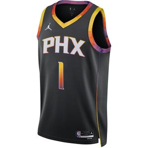 Phoenix Suns Statement Edition Swingman Jordan Dri-FIT NBA jersey voor heren - Zwart