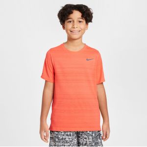 Nike Dri-FIT Miler trainingstop voor jongens - Oranje