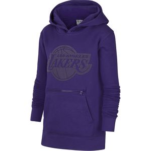 Los Angeles Lakers Courtside Nike NBA-hoodie van fleece voor kids - Paars