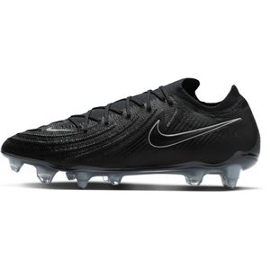 Nike Phantom GX 2 Elite low-top voetbalschoenen (zachte ondergrond) - Zwart