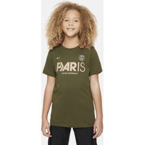 Paris Saint-Germain Mercurial Nike voetbalshirt voor kids - Groen
