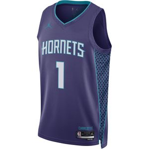 Charlotte Hornets Statement Edition Jordan Swingman Dri-FIT NBA jersey voor heren - Paars