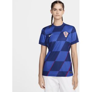 Kroatië 2024/25 Stadium Uit Nike Dri-FIT replica voetbalshirt voor dames - Blauw