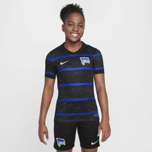 Hertha BSC 2024/25 Stadium Uit Nike Dri-FIT replica voetbalshirt voor kids - Zwart