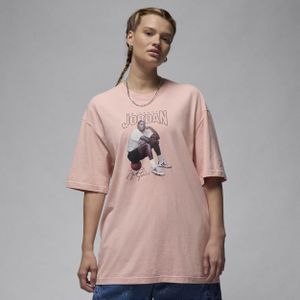 Jordan oversized T-shirt met graphic voor dames - Roze