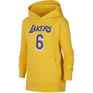 Los Angeles Lakers Nike NBA-fleecehoodie voor kids - Geel