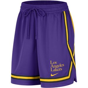 Los Angeles Lakers Fly Crossover Nike Dri-FIT NBA-basketbalshorts met graphic voor dames - Paars