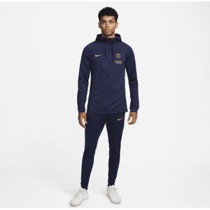 Paris Saint-Germain Strike Nike Dri-FIT voetbaltrainingspak met capuchon voor heren - Blauw