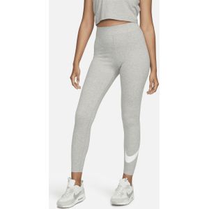 Nike Sportswear Classics legging met hoge taille en graphic voor dames - Zwart