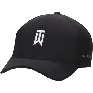 Tiger Woods gestructureerde Nike Dri-FIT ADV Club pet - Zwart