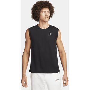 Nike Solar Chase mouwloze hardlooptop met Dri-FIT voor heren - Zwart