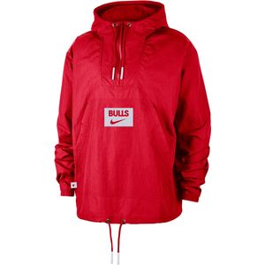 Chicago Bulls Club Courtside Nike NBA anorak voor heren - Rood