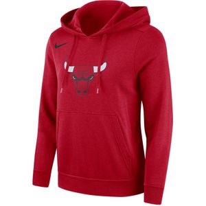 Chicago Bulls Club Nike NBA-fleecehoodie voor dames - Rood