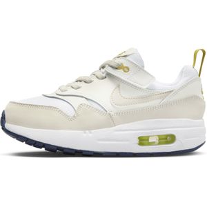 Nike Air Max 1 EasyOn kleuterschoenen - Wit