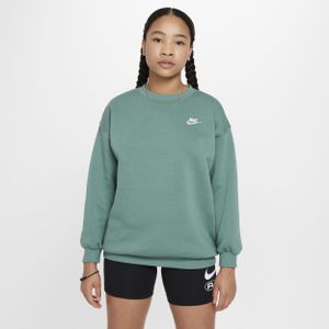 Nike Sportswear Club Fleece oversized sweatshirt voor meisjes - Groen