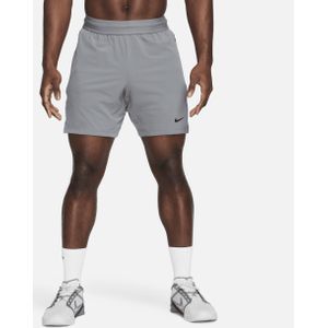 Nike Flex Rep 4.0 Dri-FIT niet-gevoerde fitnessshorts voor heren (18 cm) - Grijs