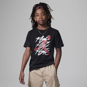 Jordan Jumpman Flight Sprayed T-shirt voor kids - Zwart