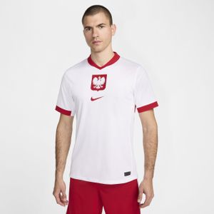 Polen 2024/25 Stadium Thuis Nike Dri-FIT replicavoetbalshirt voor heren - Wit