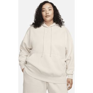 Nike Sportswear Phoenix Fleece oversized hoodie voor dames (Plus Size) - Bruin