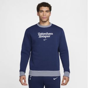 Tottenham Hotspur Club Nike voetbalsweatshirt met ronde hals voor heren - Blauw