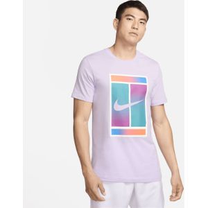 NikeCourt Dri-FIT Tennisshirt voor heren - Paars