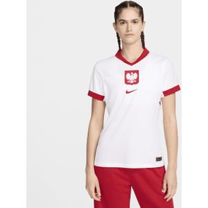 Polen 2024/25 Stadium Thuis Nike Dri-FIT replica voetbalshirt voor dames - Wit