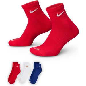 Nike Everyday Plus Cushioned Trainingsenkelsokken (3 paar) - Meerkleurig