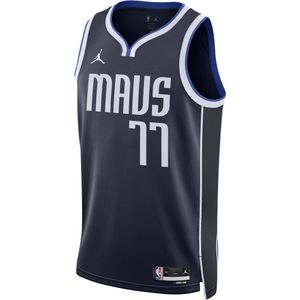 Dallas Mavericks Statement Edition Jordan Swingman Dri-FIT NBA-jersey voor heren - Blauw