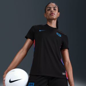 Engeland 2025 Stadium Uit (vrouwenelftal) Nike Dri-FIT replicavoetbalshirt voor dames - Zwart