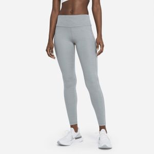 Nike Epic Fast Hardlooplegging met halfhoge taille en zak voor dames - Grijs