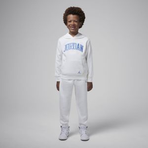 Jordan 'See Me Shine' tweedelige hoodieset voor kleuters - Wit