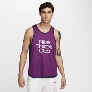 Nike Track Club hardloopsinglet met Dri-FIT voor heren - Paars