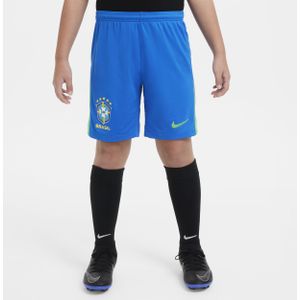 Brazilië 2024 Stadium Thuis Nike replica voetbalshorts met Dri-FIT voor kids - Blauw