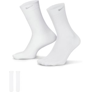 Nike Doorschijnende crew sokken voor dames (1 paar) - Wit