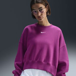 Nike Sportswear Phoenix Fleece extra oversized sweatshirt met ronde hals voor dames - Roze