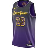 LeBron James Los Angeles Lakers 2024/25 City Edition Nike Dri-FIT Swingman NBA-jersey voor heren - Paars