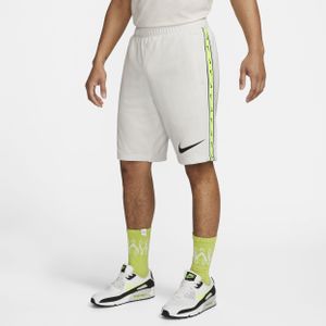 Nike Sportswear herenshorts van sweatstof met herhaald patroon - Wit