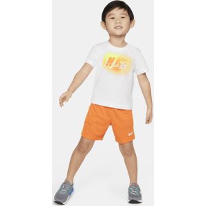 Nike Hazy Rays set van shorts voor peuters - Oranje