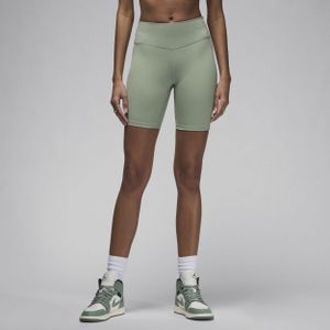 Jordan Sport bikeshorts met hoge taille voor dames (18 cm) - Zwart