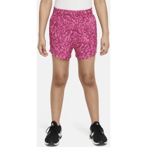 Nike One geweven shorts met hoge taille voor meisjes - Rood