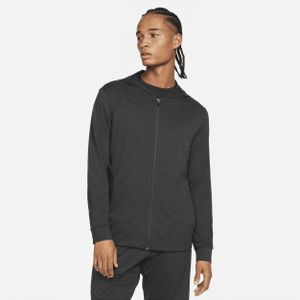 Nike Yoga Dri-FIT Herenjack met rits - Zwart